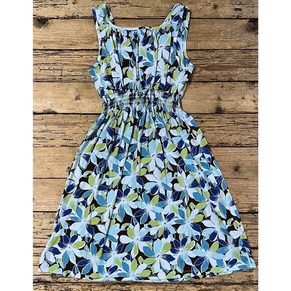 Cooke Street Women's Size M Multi Color Floral Print Sleeveless Dress NWOT - Picture 2 of 6